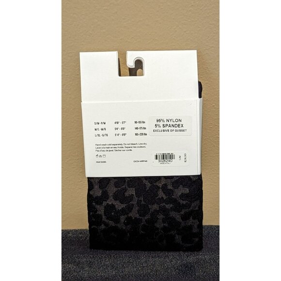 Express Full Length Sheer Tights S/M Black - Picture 2 of 2